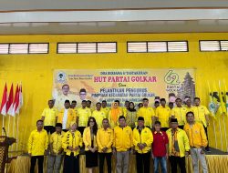 Golkar Lantik Pengurus Pimpinan Kecamatan di 20 Kecamatan Se-Banjarnegara pada HUT ke-62